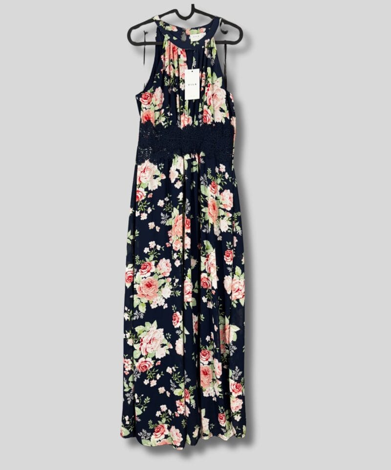 Vila Navy Blazer Flower suknelė, dydis 38